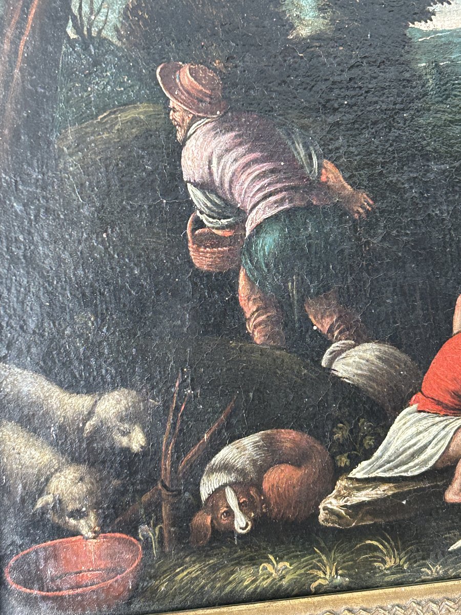 A Pair Of Paintings From The Bassano Workshop, Created In The Early 17th Century-photo-4