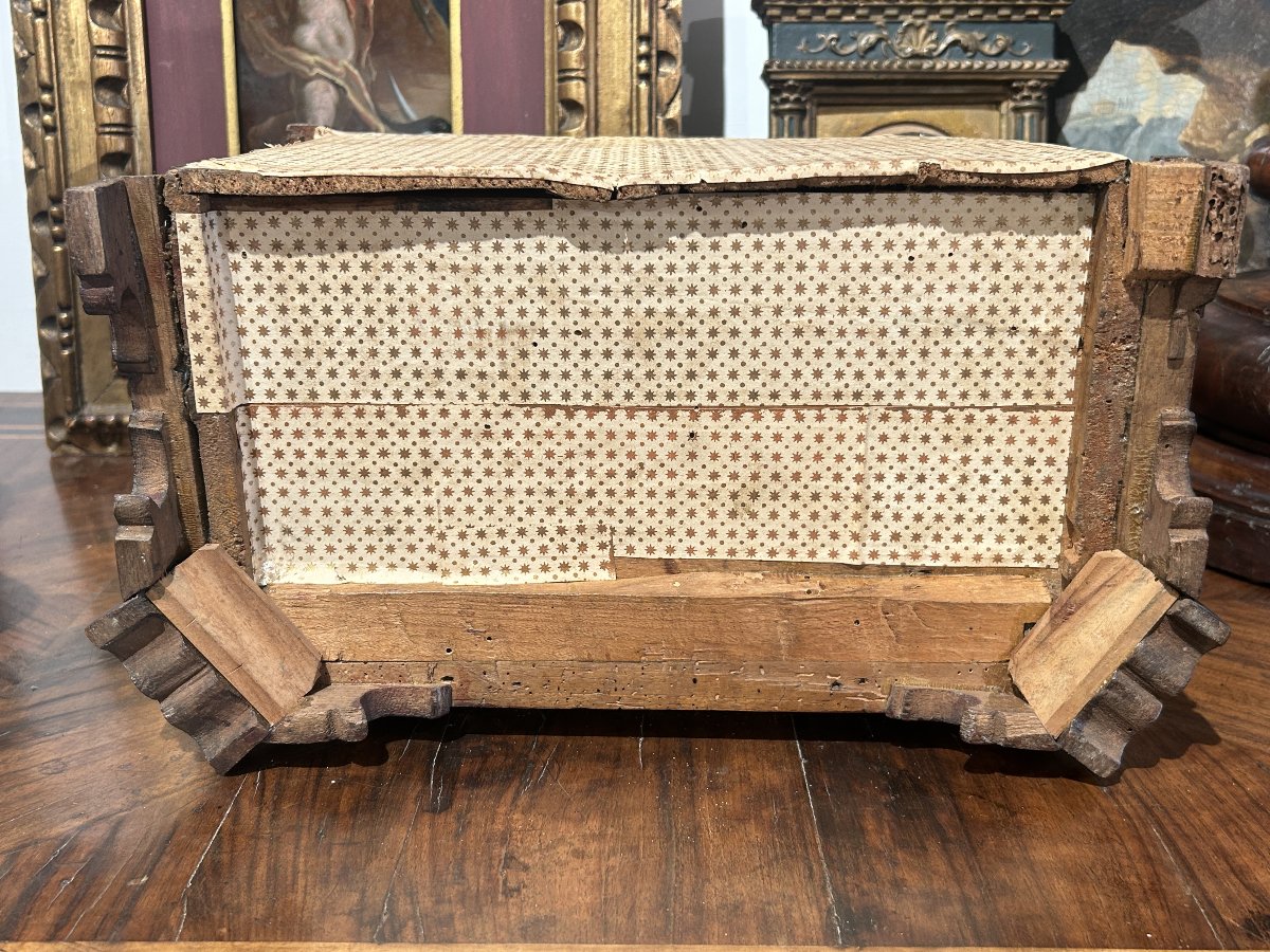A Rare 17th-century Model Of A Tuscan Canterano Made Of Fine Woods.-photo-7