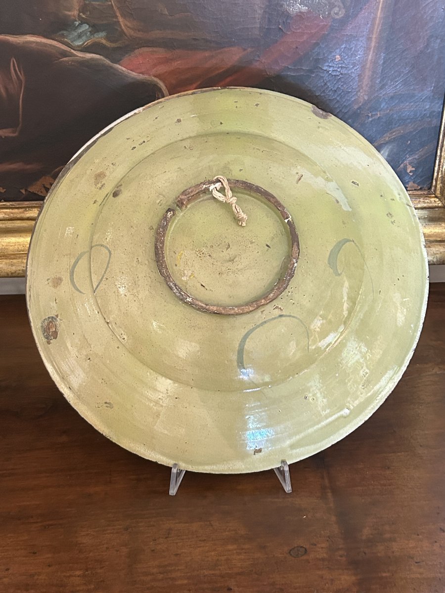 Umbrian Deruta Plate With "bella" - Chalidona, 1520-40ca.-photo-2