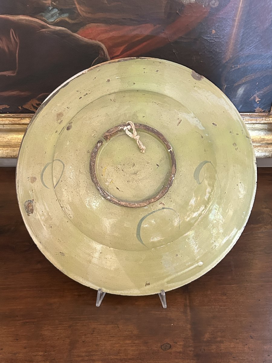 Umbrian Deruta Plate With "bella" - Chalidona, 1520-40ca.-photo-3