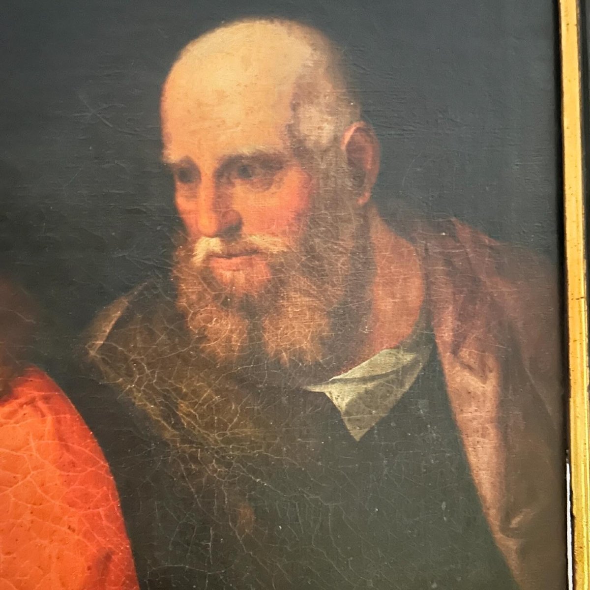 Le Christ et la Madeleine au banquet de Simon le Pharisien, signé Jacopo Borbone datable 1611-2-photo-1