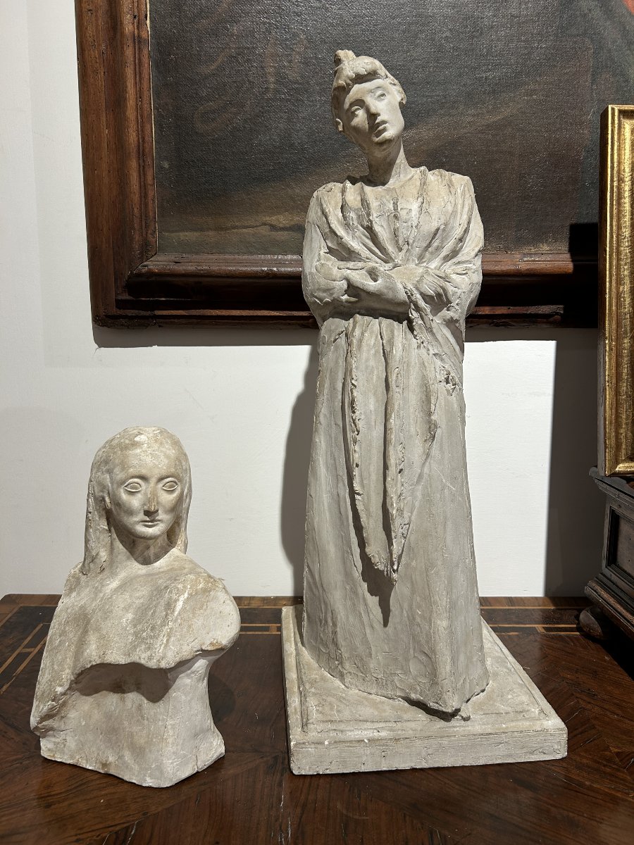 Moulages en plâtre réalisés par Antonio Carminati (Milan  1859-1908)-photo-4