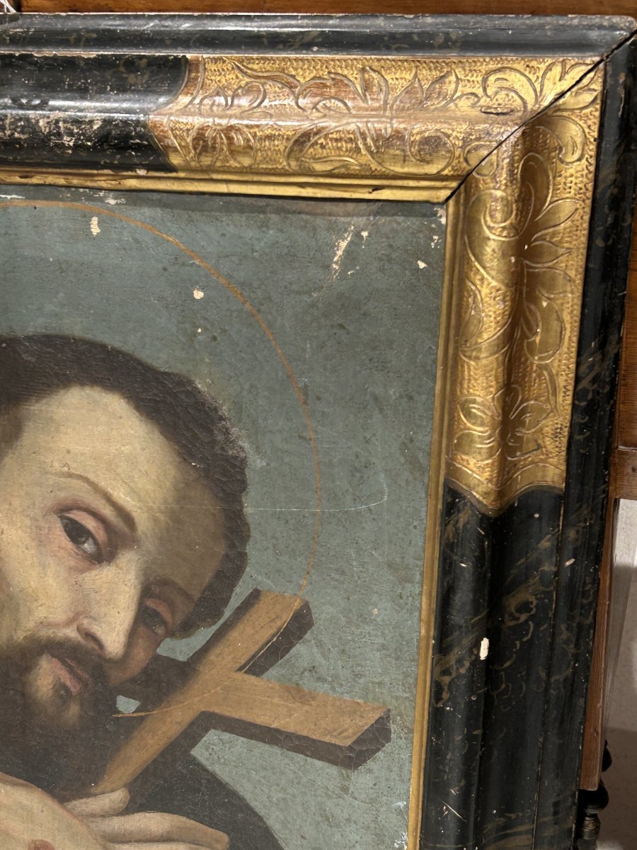 Saint François en prière. Émilie-Romagne, XVIIe siècle.-photo-2