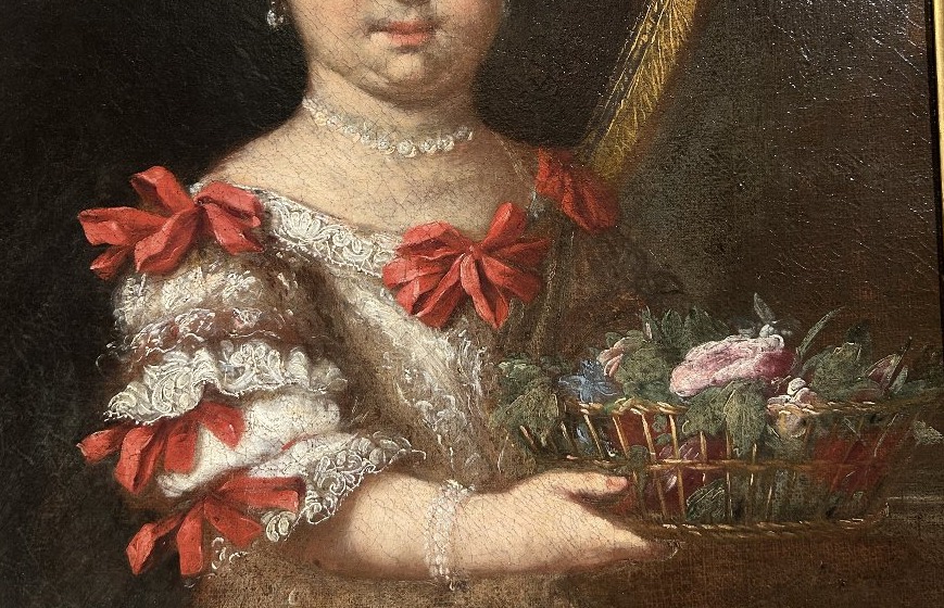 Portrait de cour d'une fillette, Rome, seconde moitié du XVIIe siècle.-photo-4