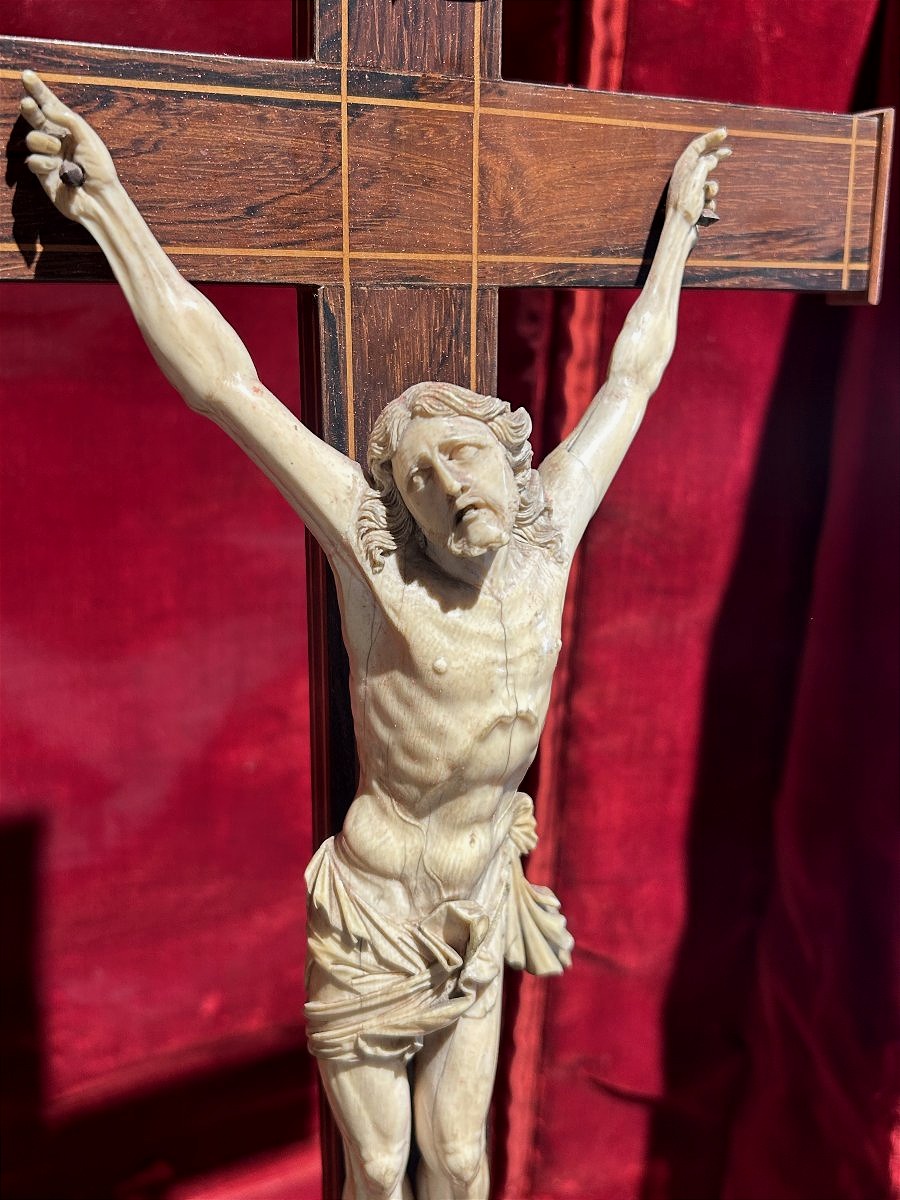 Christ In Ivory, Rome, Second Half Of The 17th Century. (cites-compliant)-photo-3