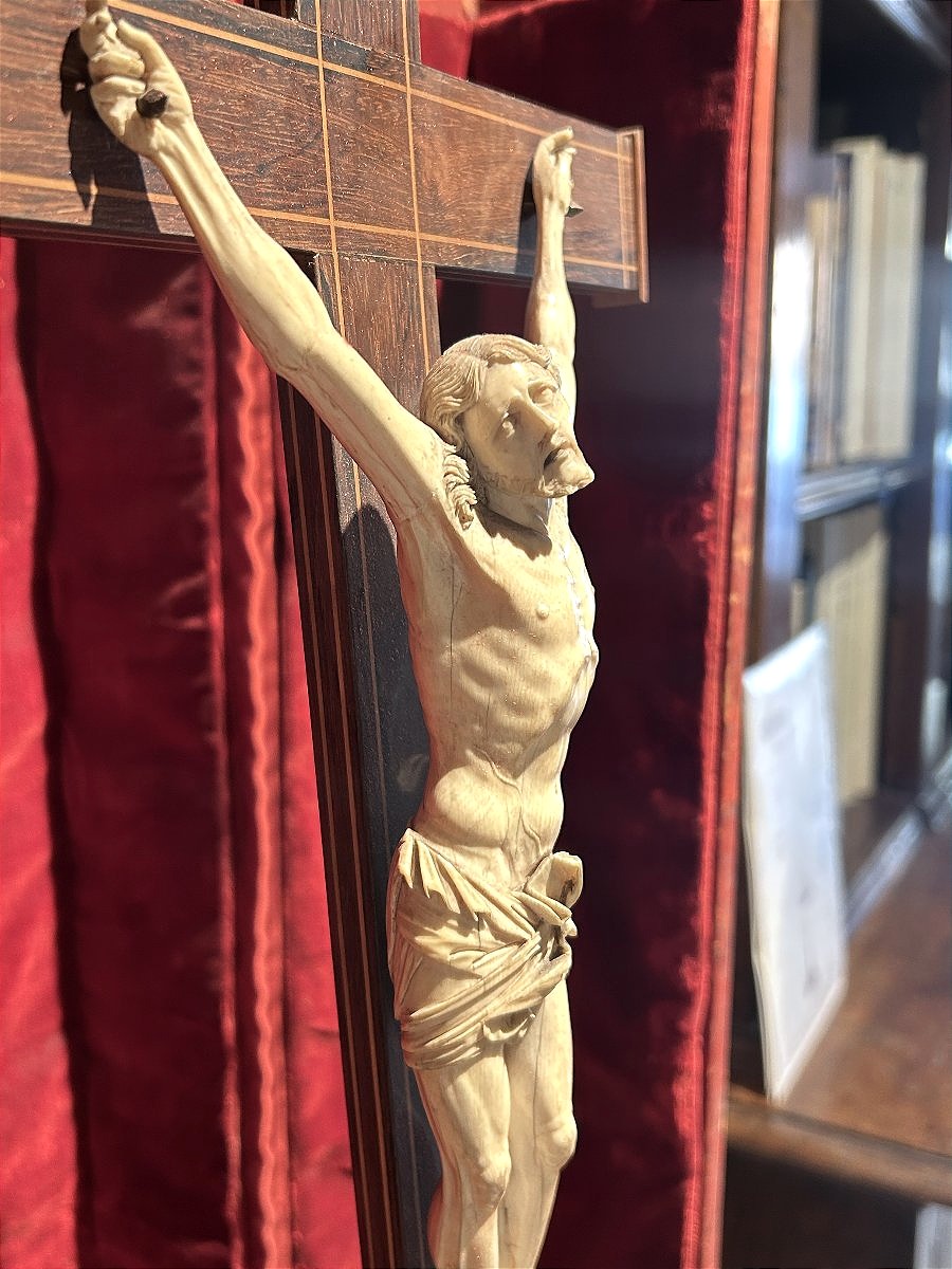 Christ In Ivory, Rome, Second Half Of The 17th Century. (cites-compliant)-photo-2