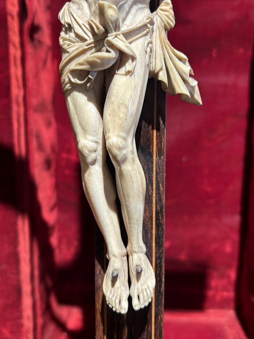 Christ In Ivory, Rome, Second Half Of The 17th Century. (cites-compliant)-photo-3