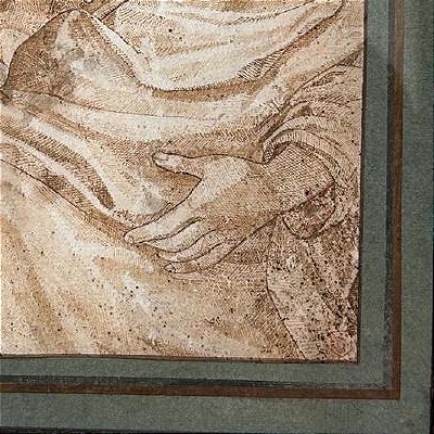 Hecce Homo, 17th-century Drawing (inv. Correggio, Drawing By Ag. Carracci) (375x270 Mm)-photo-4