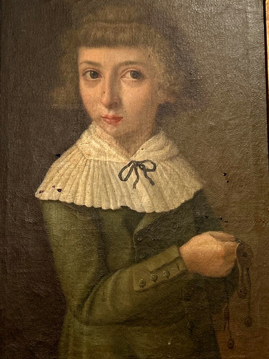 Portrait Of A Noble Young Woman, Late 18th Century-photo-2
