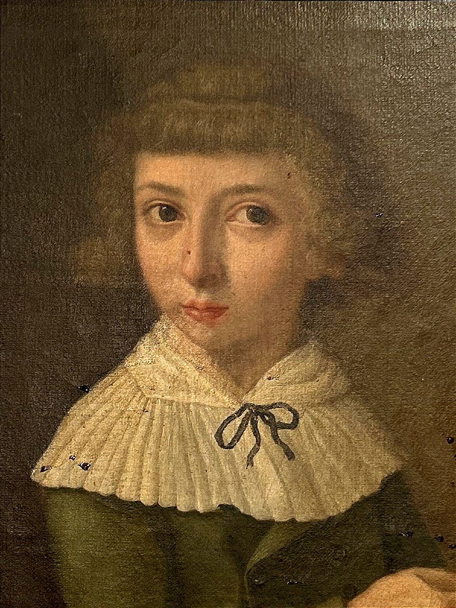Portrait Of A Noble Young Woman, Late 18th Century-photo-3