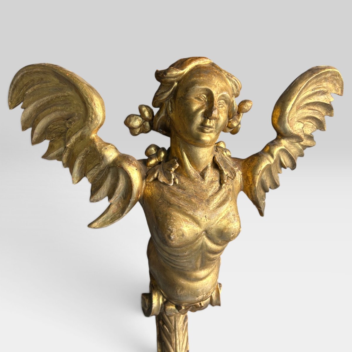 Frieze—console Table With A Winged Harpy, 18th Century.-photo-3