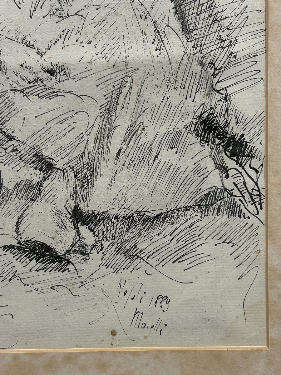 Turc au repos, dessiné par D. Morelli, Naples, 1889.-photo-3