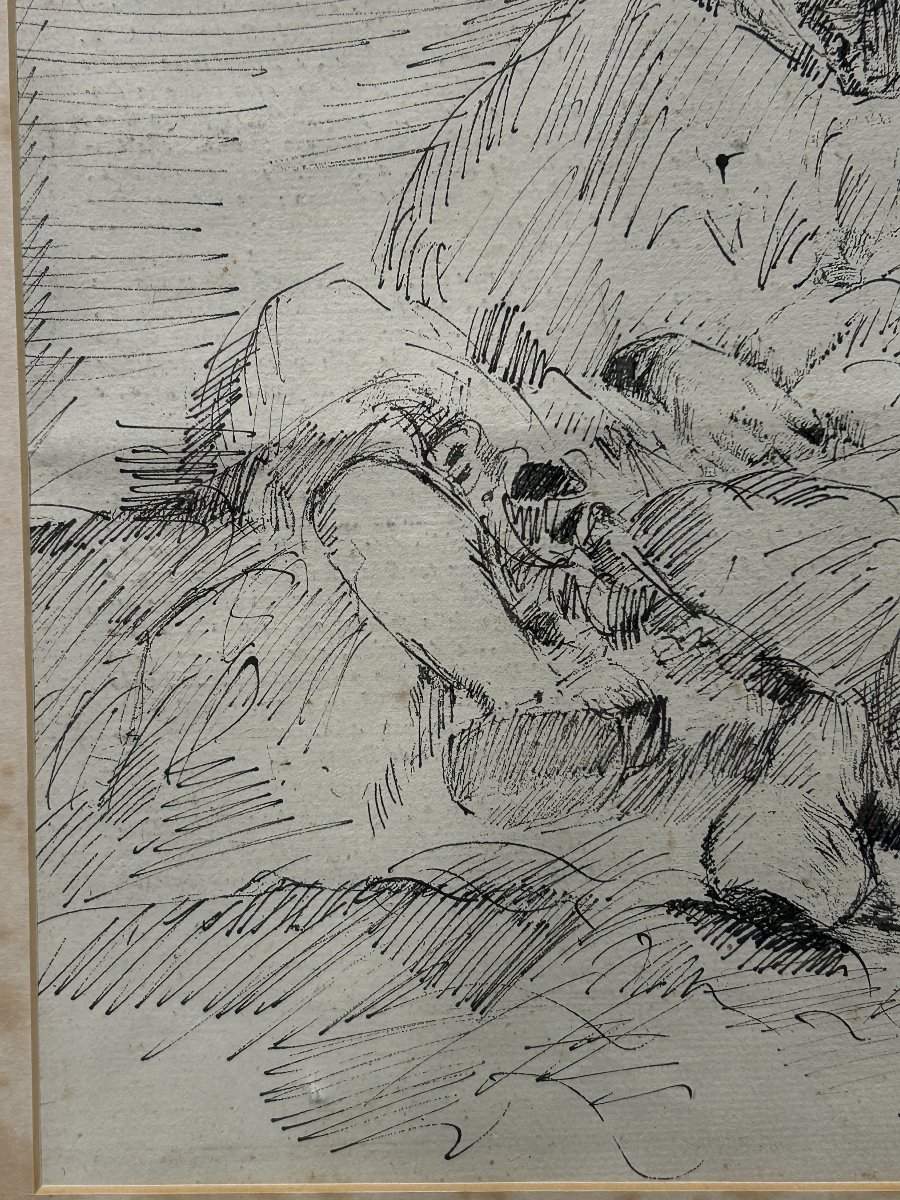 Turc au repos, dessiné par D. Morelli, Naples, 1889.-photo-1