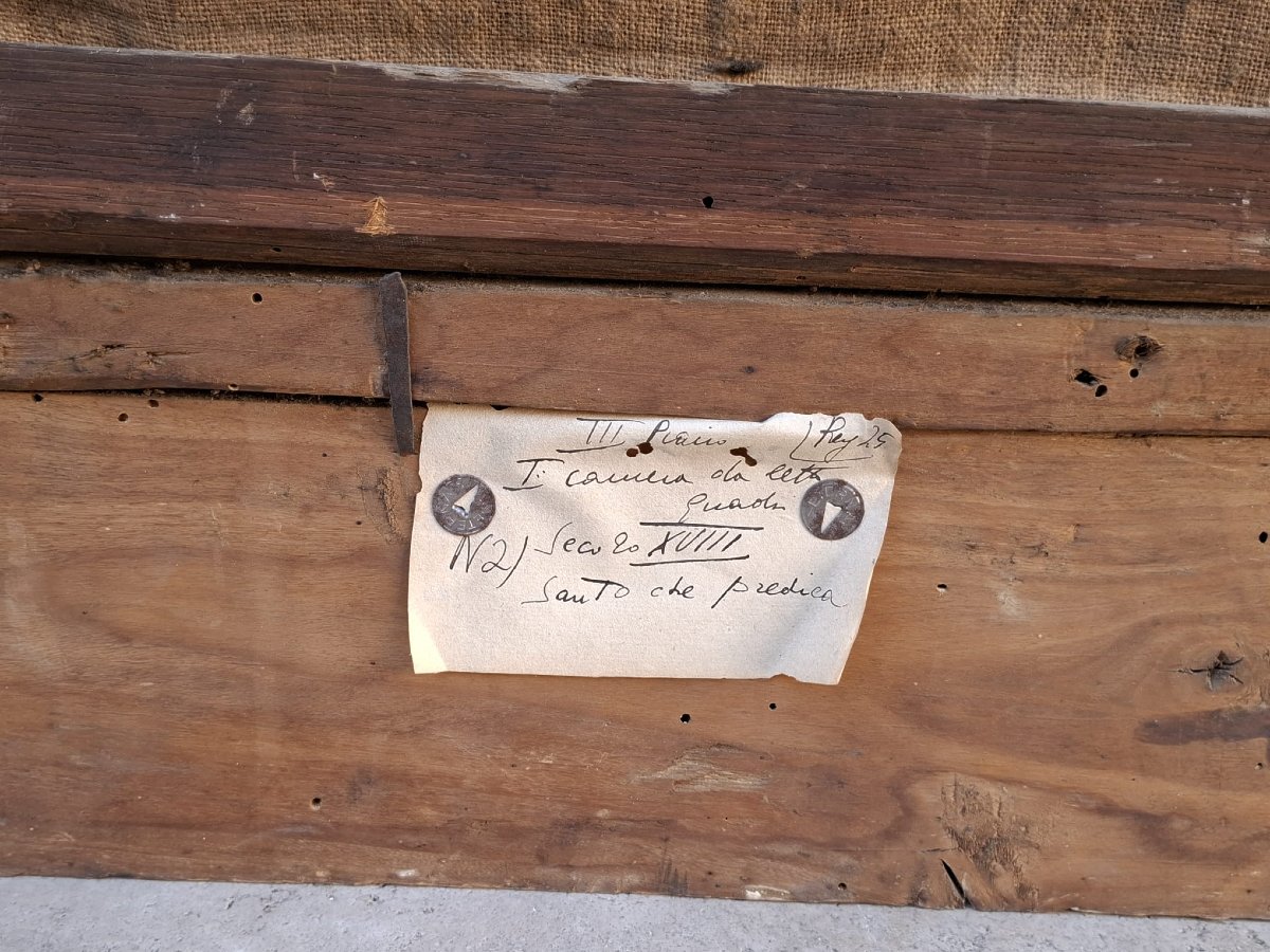Prêche de saint François de Sales, dans un cadre romain sablé – XVIIe siècle-photo-8
