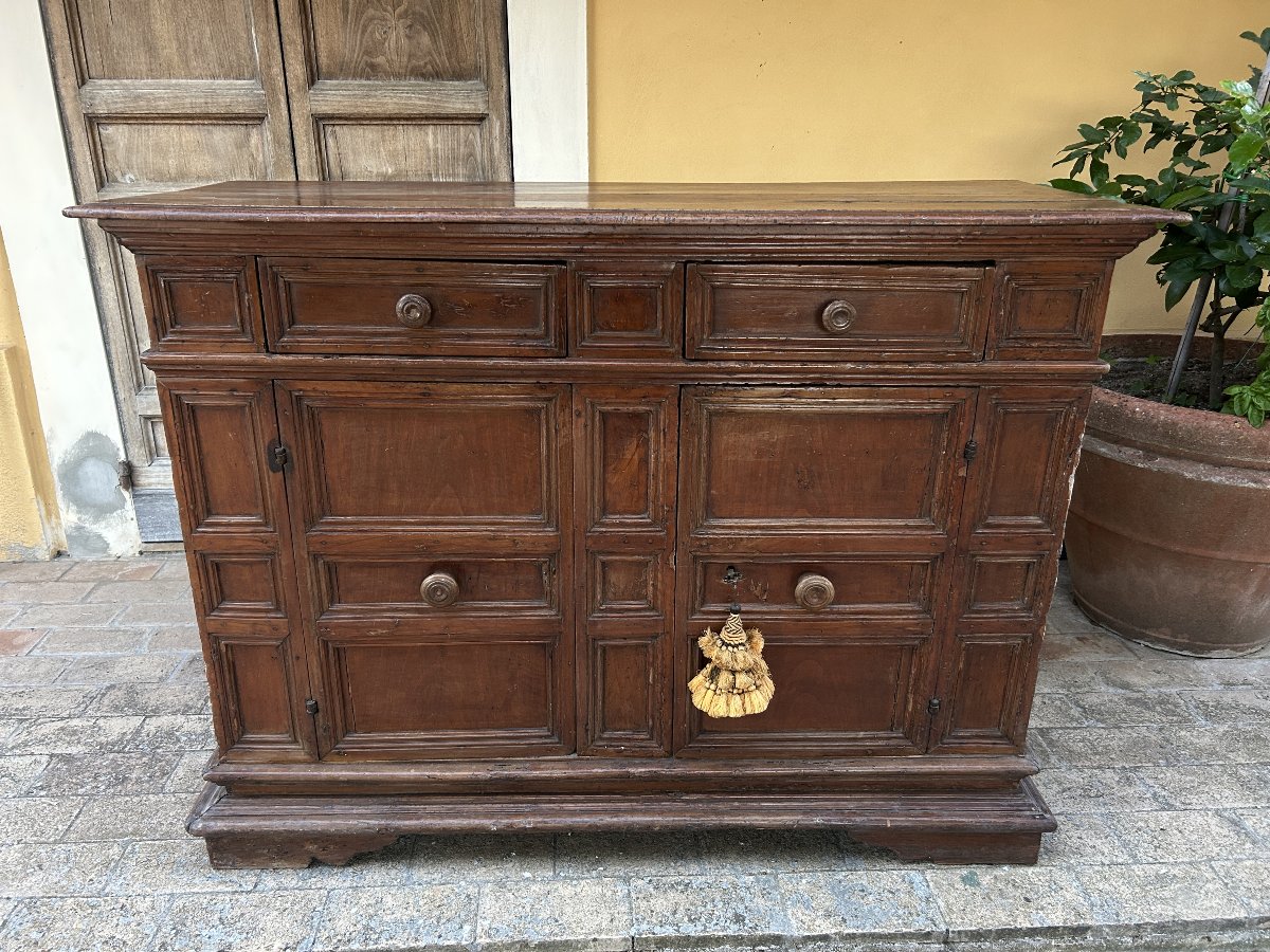 A Beautiful Umbrian-tuscan Sideboard From The Late 16th Century-photo-2