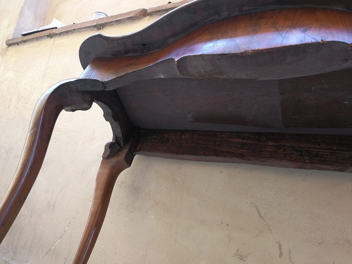 Beautiful Venetian Walnut Console From The Second Half Of The Eighteenth Century-photo-2