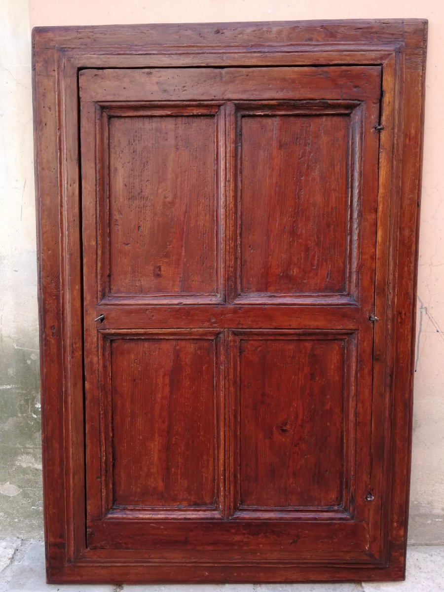 17th Century Wall Cabinet - 83 Cm X 124cm H-photo-2