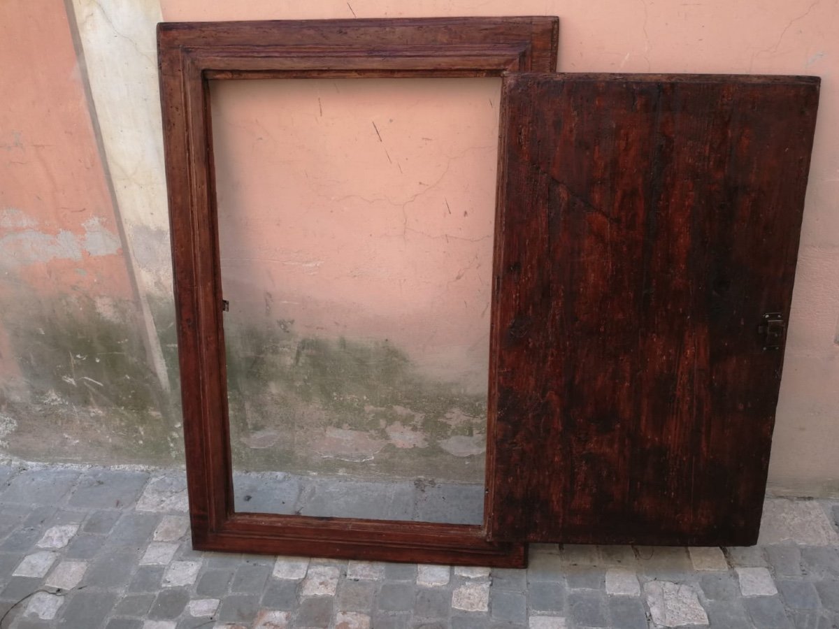 17th Century Wall Cabinet - 83 Cm X 124cm H-photo-3