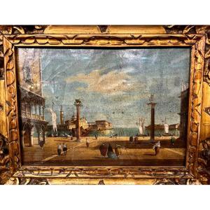 Venice, Oil On Canvas, Signed Zanetti.
