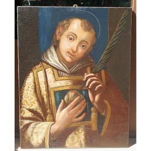 Saint Stephane, Italian Central School, Late 17th Century.