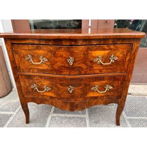 Elegant Small Louis XV Period Commode, Emilia-veneto Region.