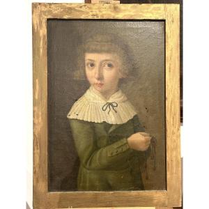 Portrait Of A Young Noblewoman From The Late 18th Century