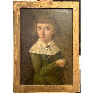 Portrait Of A Noble Young Woman From The Late 18th Century