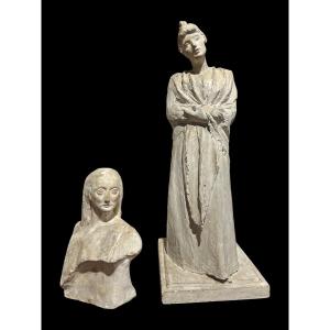Moulages en plâtre réalisés par Antonio Carminati (Milan 1859-1908)