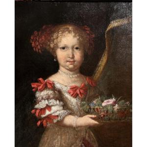 Portrait d'une naine de cour du XVIIe siècle.