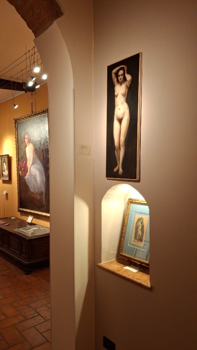 Female Nude - Roman Artist  Of The 19th Century - Watercolor - Rome-photo-3