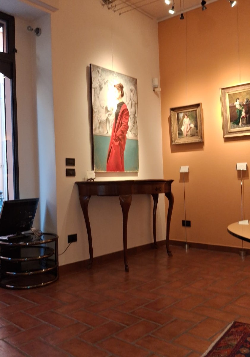 Gianluca Capaldo -  Louis Vuitton - Portrait - Oil On Canvas-photo-2