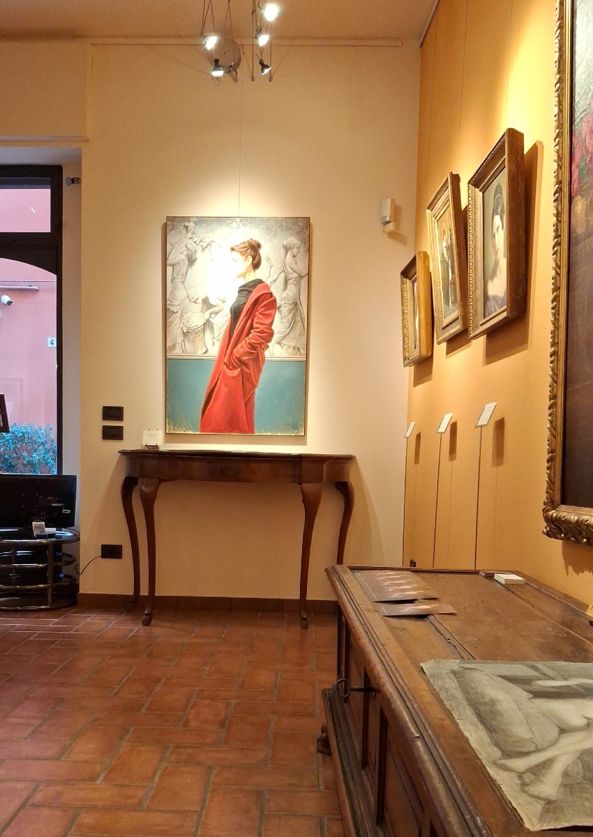 Gianluca Capaldo -  Louis Vuitton - Portrait - Oil On Canvas-photo-4