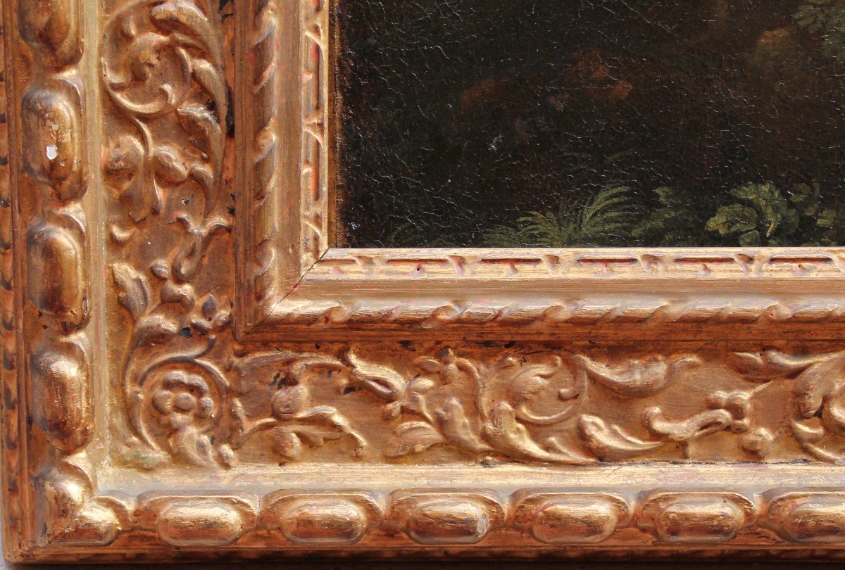 Gaspard Dughet Poussin - Landscape In The Sourround Of Rome - Oil On Canvas - 17th Century-photo-3