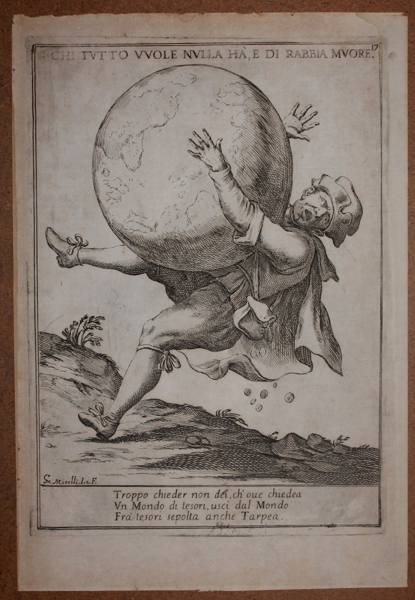 Giuseppe Maria Mitelli - Bologna - Late 17th Century - Engraving