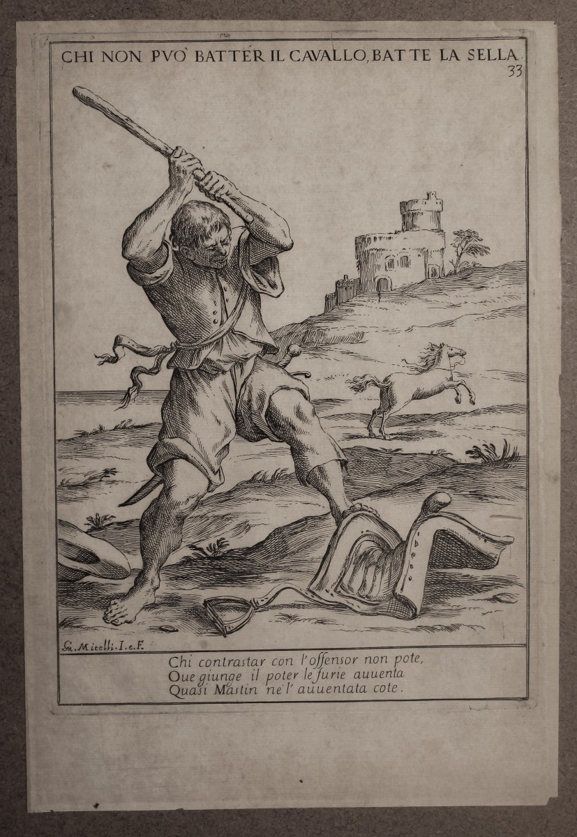 Giuseppe Maria Mitelli - Bologne - Gravure - 17ème Siècle