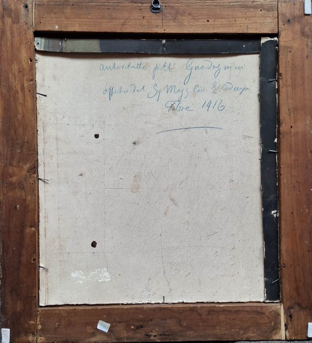 Anacleto Guadagnini - Autoportrait - Bologne - Huile Sur Carton-photo-4