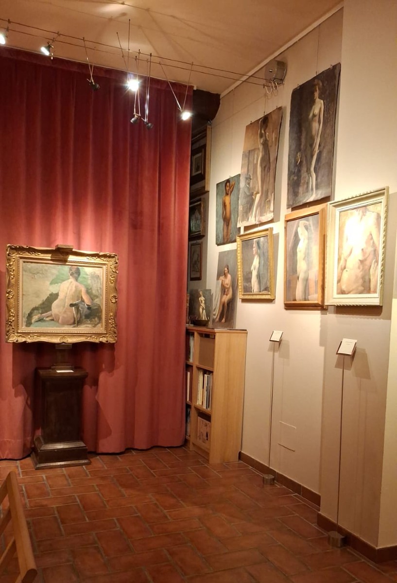 Artiste français, XXe siècle - Beau cadre - Femme -  Nu féminin-photo-1