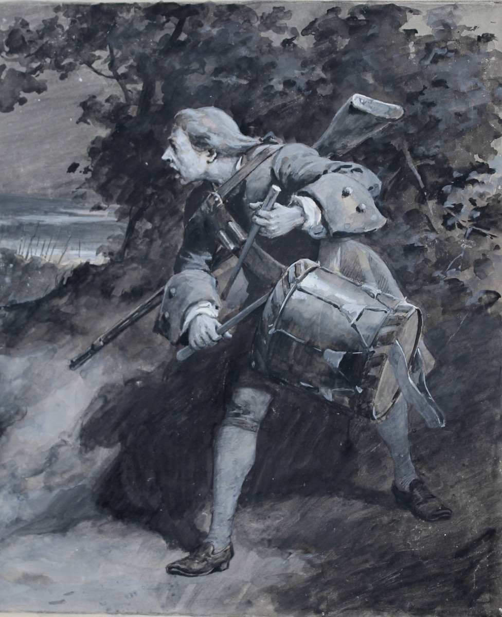 Édouard Zier - Aquarelle - Michel Cabien - Sang Gaulois - Illustration-photo-3