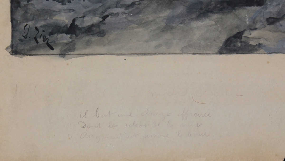 Édouard Zier - Aquarelle - Michel Cabien - Sang Gaulois - Illustration-photo-1