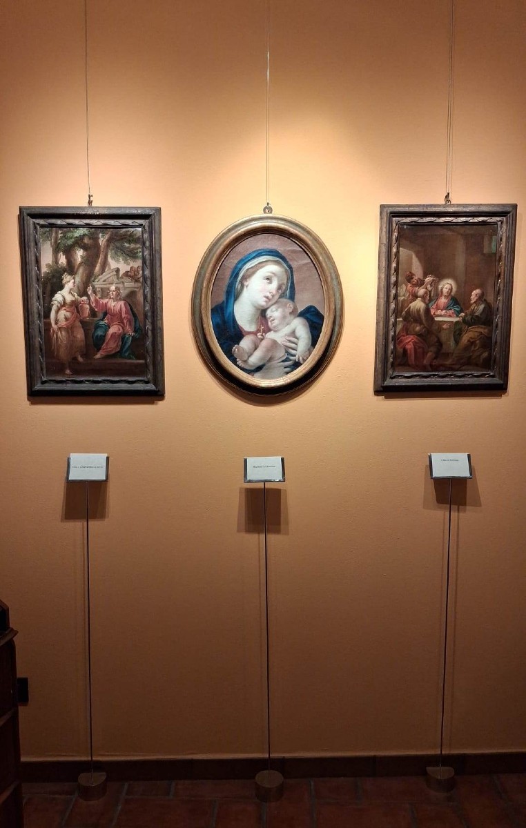 Giuseppe Varotti - Bologne - Huile sur toile d’origine – Le dîner à Emmaüs -photo-3