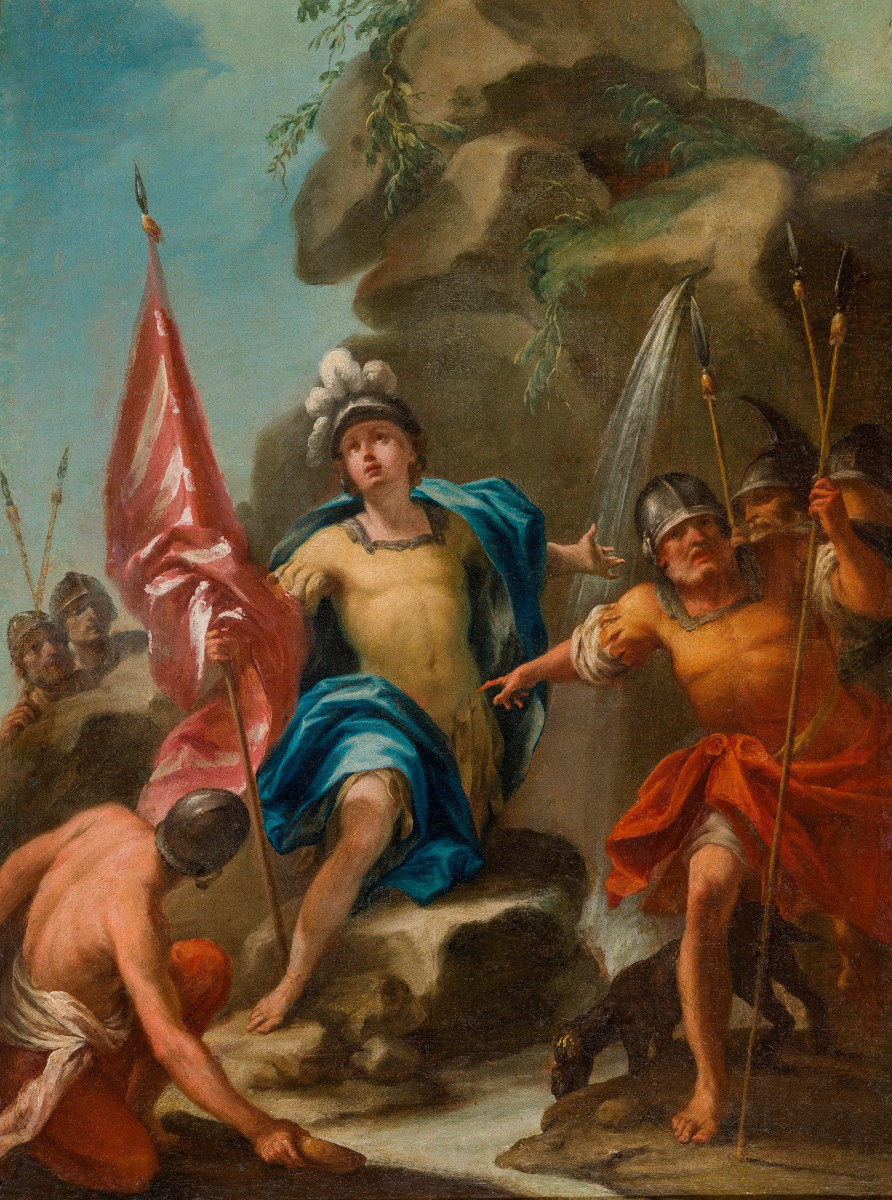 Giuseppe Varotti - Bologna - Oil On Canvas – The Miracle Of Saint Venantius – Original Frame