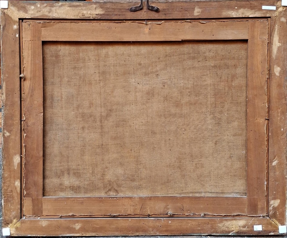 Carlo Lodi - Bologna - Landscape - Oil On First Canvas In Its Original Period Frame-photo-1