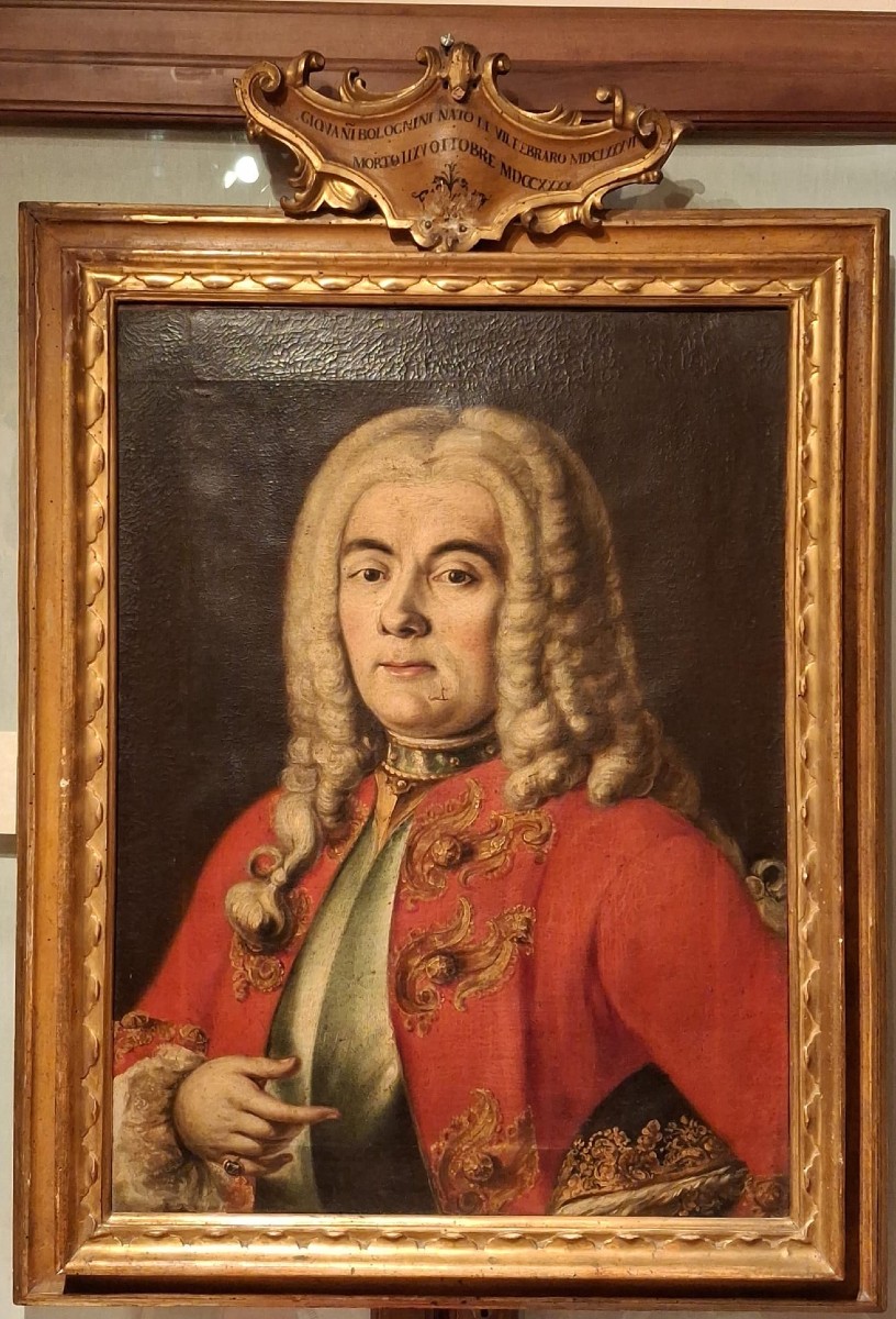 Portrait Mr Bolognini - Francesco Gamma élève de Giuseppe Dal Sole - Bologne, XVIIIe siècle-photo-2