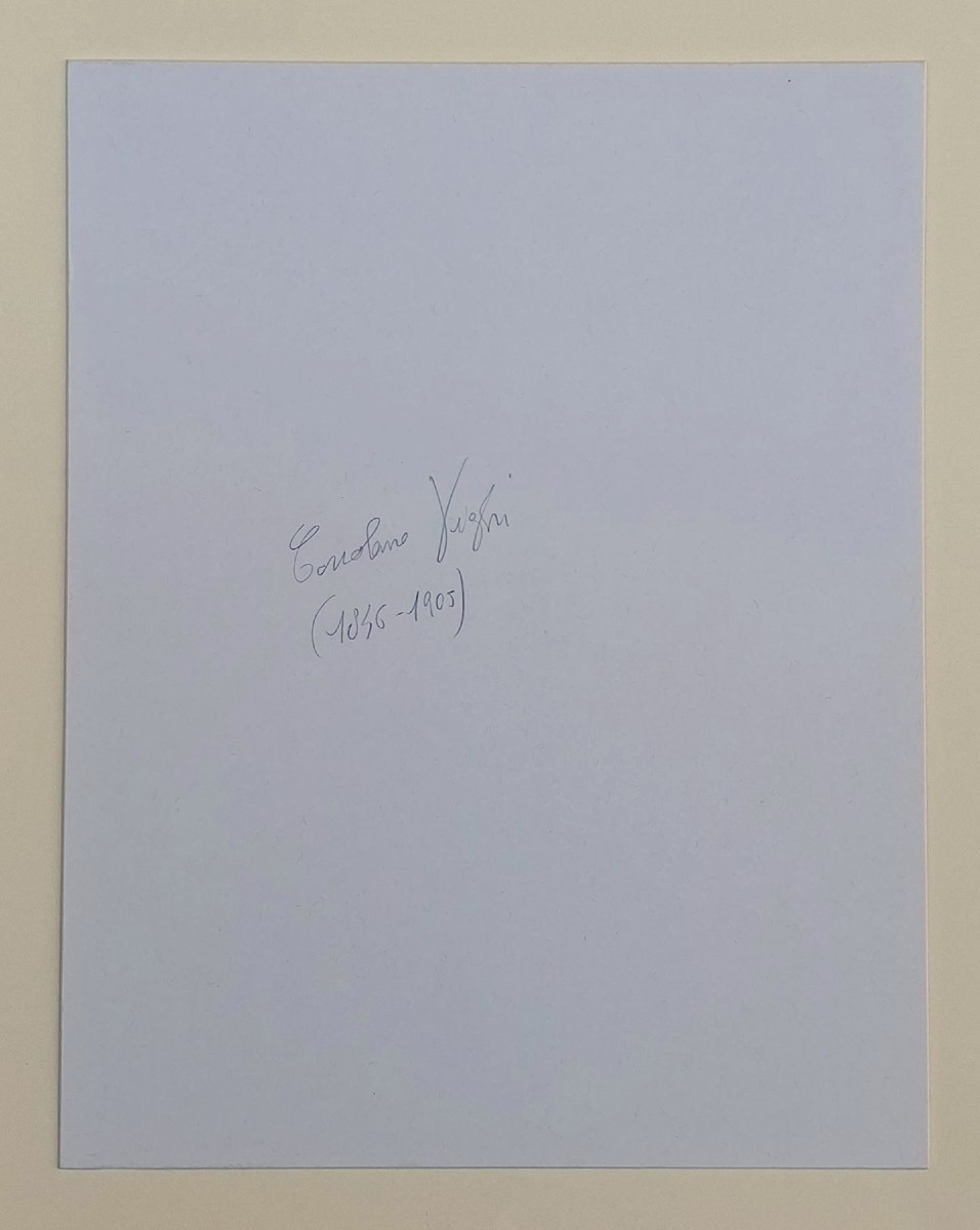  Coriolano Vighi - Paysage forestier - Dessin - XIXe siècle - Signé-photo-4