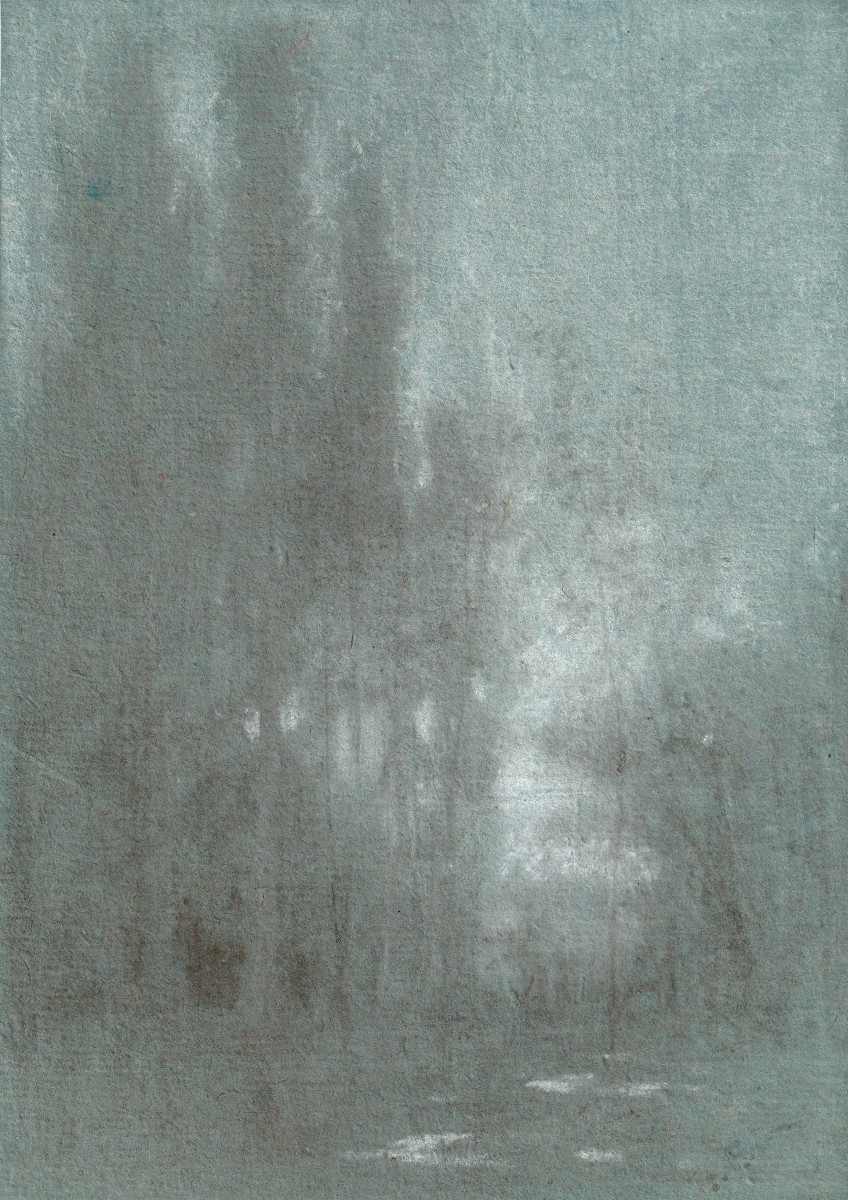  Coriolano Vighi - Paysage forestier - Dessin - XIXe siècle - Signé