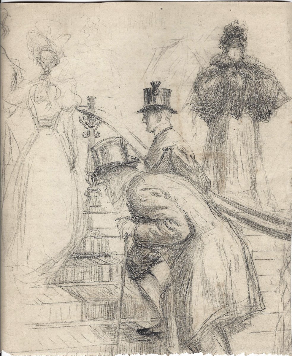 Paul Renouard - Belle epoque - Illustrateur - dessin