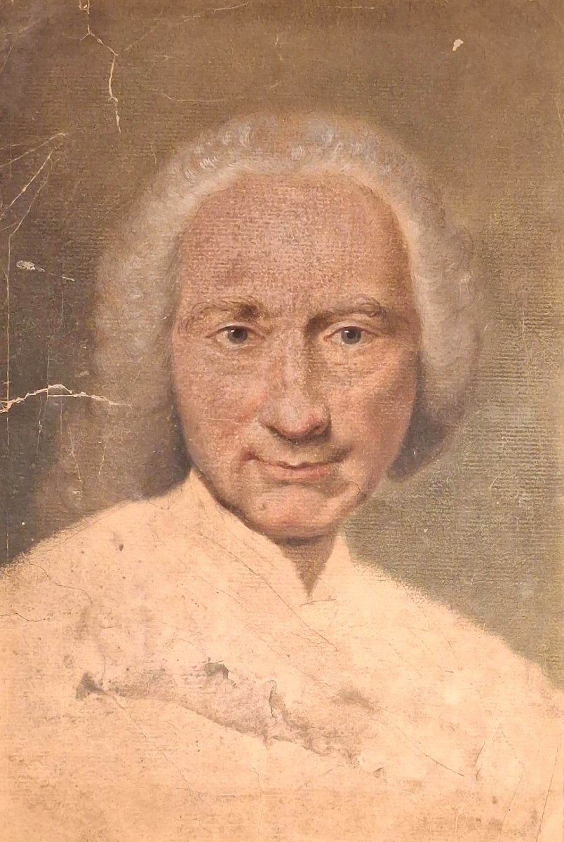 Portrait Of A Man - Mixed Media - 18th Century - 