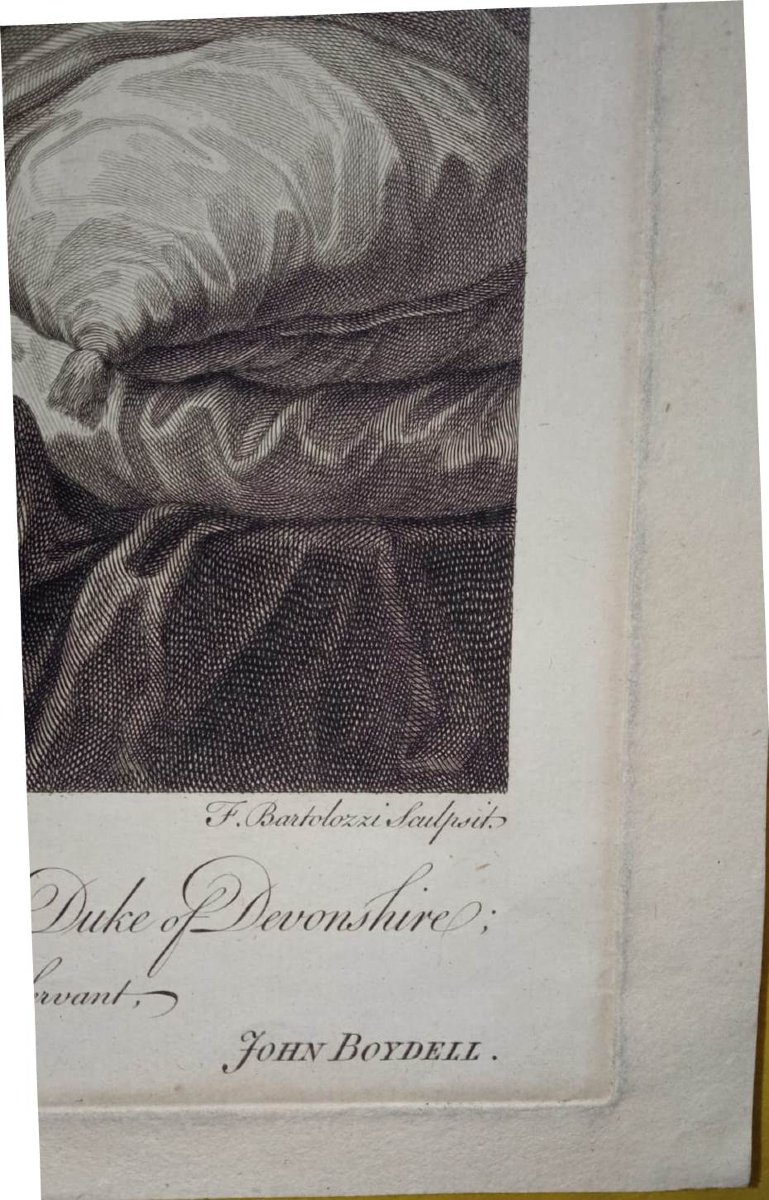 Francesco Bartolozzi - Venus, Cupid, And A Satyr - Original Engraving: Etching And Chisel-photo-4
