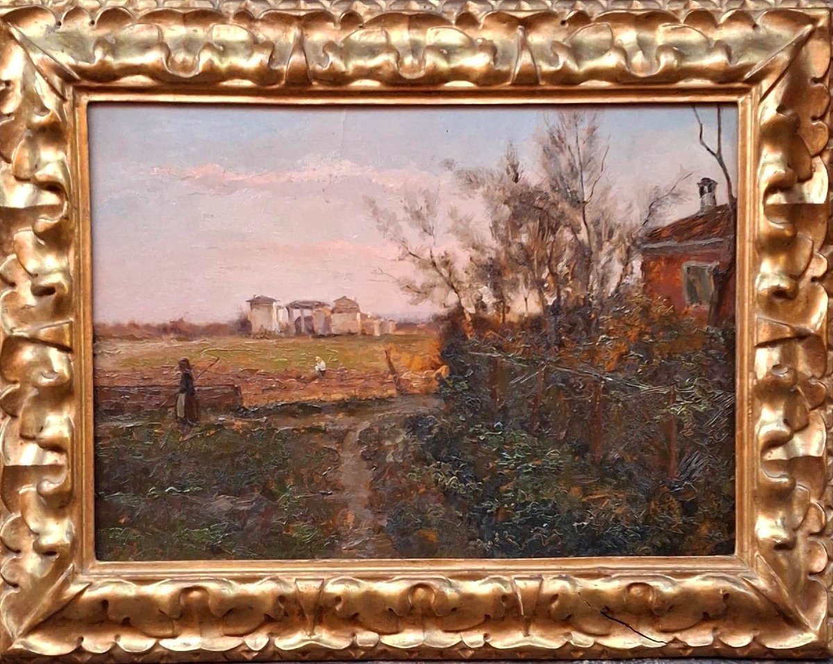 Nino Bertocchi - Paysage animé -Debut XXe - Cadre-photo-1