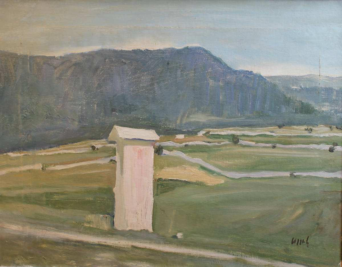 Mario Pozzati - Paysage à Asiago- Toile - 